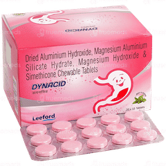 Dynacid Mint Flavour Chewable Tablet 15 Dynacid Mint Flavour Chewable Tablet 15